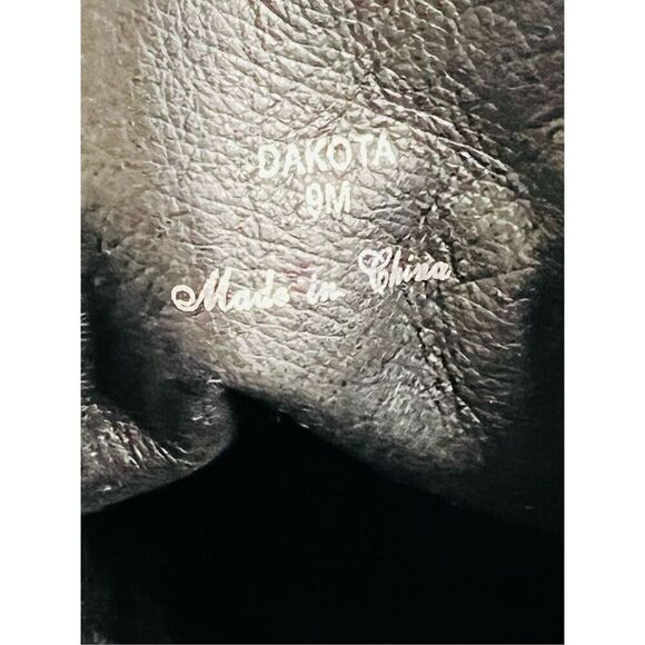 Donald J Pliner Dakota Womens Black Suede calf hair Wedge Ankle Booties Size 9M - Picture 5 of 8